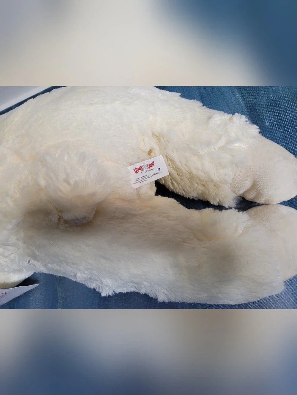 Lamb Chop Jumbo Dog Toy Squeaky Paws